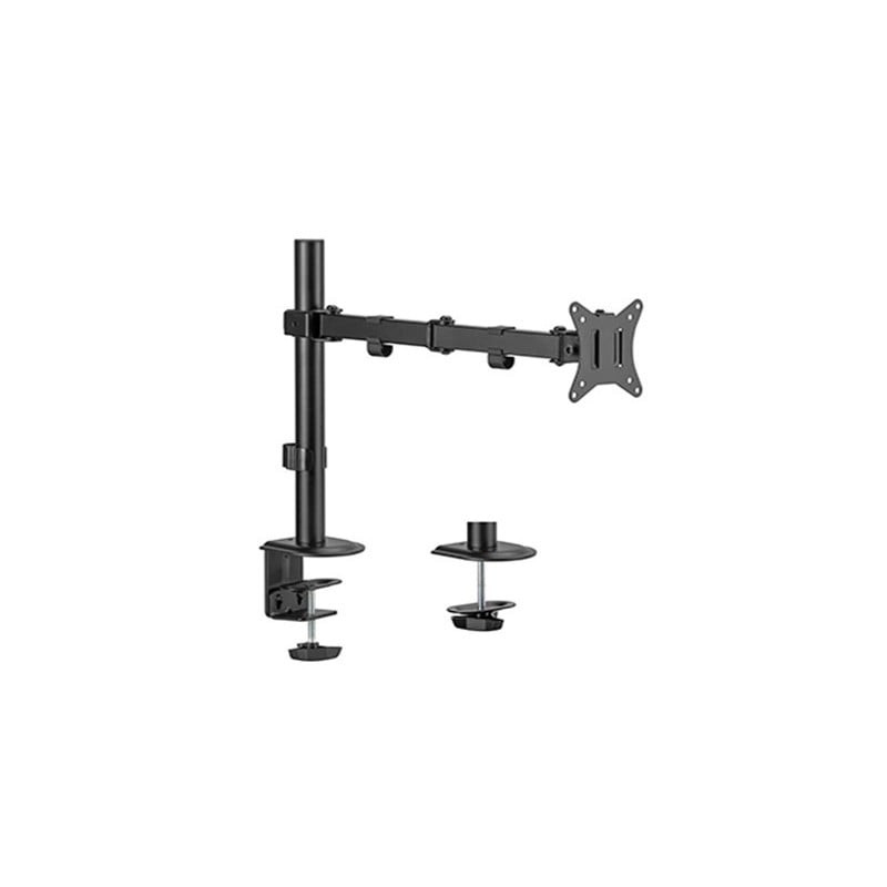 Supporto monitor gembird da tavolo regolabile17-32 pollici nero