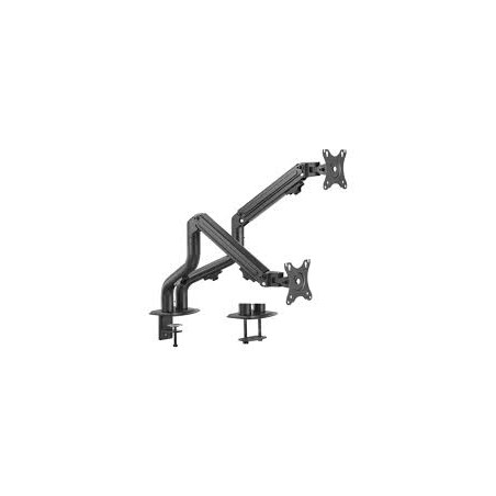 Supporto monitor gembird scrivania due monitor 17"- 32"