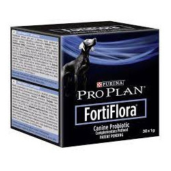 Cibo per cani purina nestle pro plan fortiflora integratore 30x1g