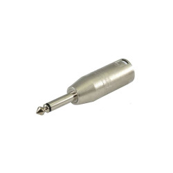 Adattatore microfono ssq ha17 maschio da xlr 3pin a jack 6.3mm [ss-1857]