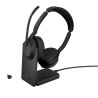 Cuffie jabra evolve2 55 stereofonico con microfono usb/bluetooth