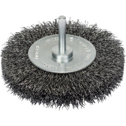 Spazzola a disco bosch 100mm filo ondulato 1pz acciao inossidable