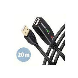 Cavo axagon adr-220 ripetitore attivo usb 2.0 a-m a a-f