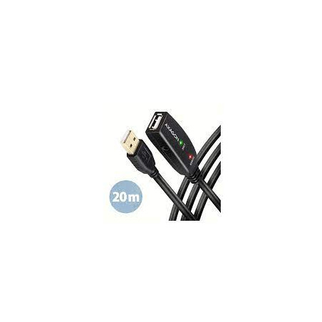 Cavo axagon adr-220 ripetitore attivo usb 2.0 a-m a a-f