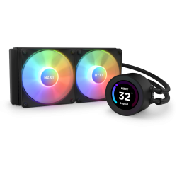 Dissipatore cpu a liquido nzxt kraken elite 240 rgb 240mm nero [rl-kr24e-b1]