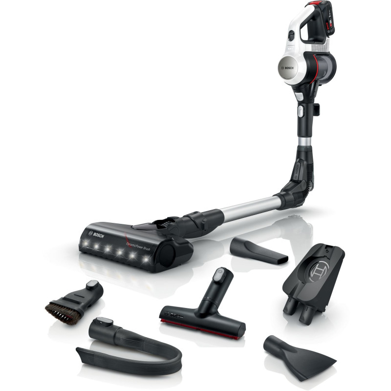 Aspirapolvere bosch bss711w unlimited 7 senza fili 18v bianco/nero