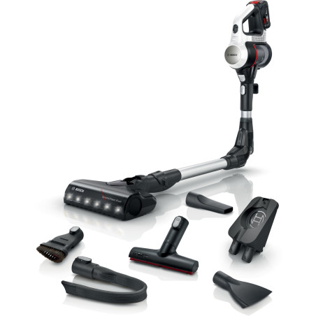 Aspirapolvere bosch bss711w unlimited 7 senza fili 18v bianco/nero