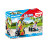 Gioco da costruzione playmobil 71257 city life starter pack salvataggio