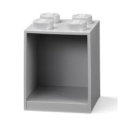 Iconic wall brick room copenhagen lego shelf 4-grigio [41141740]