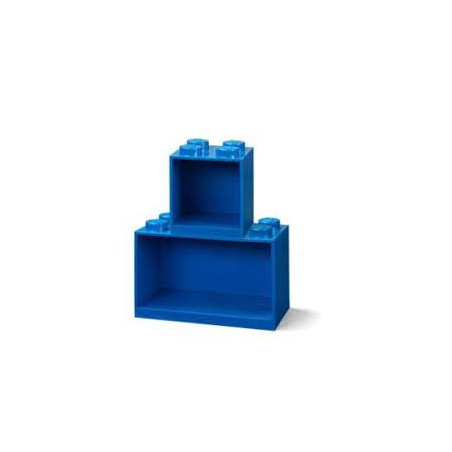Iconic brick plank set room copenhagen lego shelf 4+8 blu [41171731]