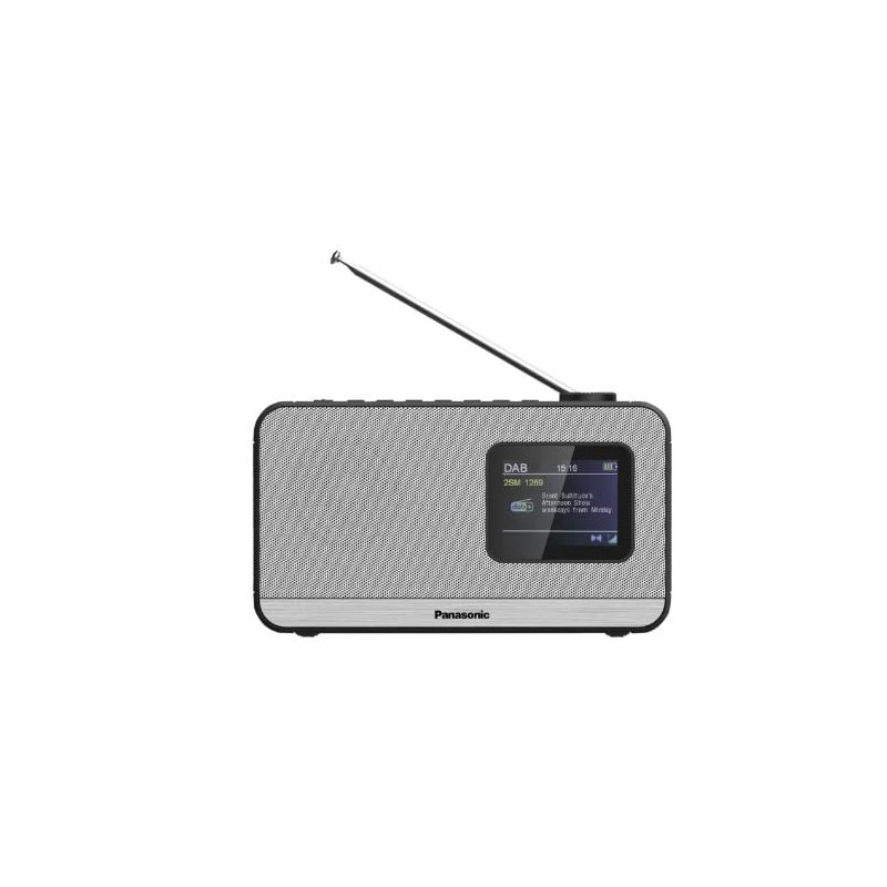 Radio panasonic rf-d15eg-k dab/dab+/nero/argento [rf-d15eg-k]