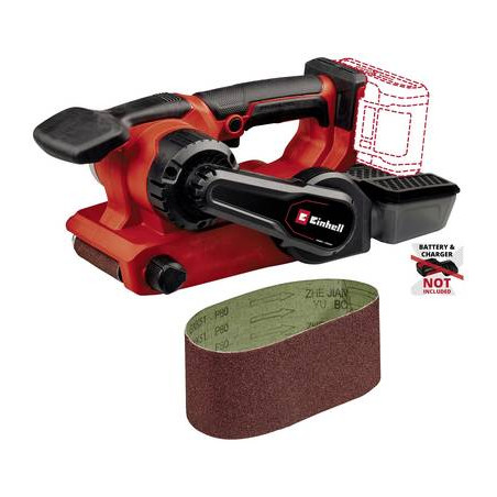 Levigatrice a nastro einhell tp bs 18 457 li bl solo a batteria rosso