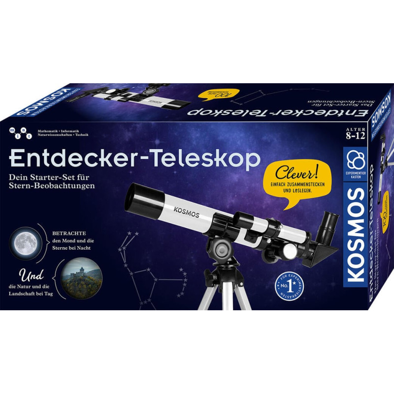 Telescopio kosmos kit scientifico di scoperta 100x 38cm [676889]