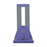 Supporto da tavolo celly per smartphone viola/grigio [swcolordeskvl]