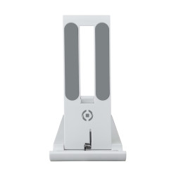 Supporto da tavolo celly per smartphone bianco/grigio [swcolordeskwh]