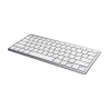 Tastiera trust wireless/bluetooth argento [24652]