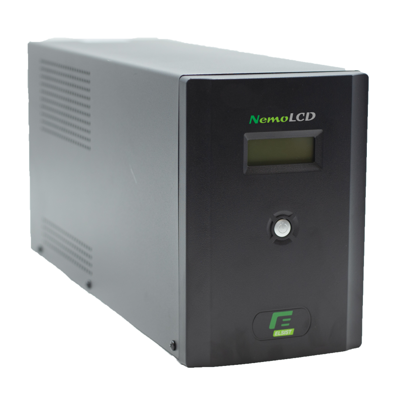 Gruppo di continuita' elsist nemolcd 65 650va lcd nero [nemolcd