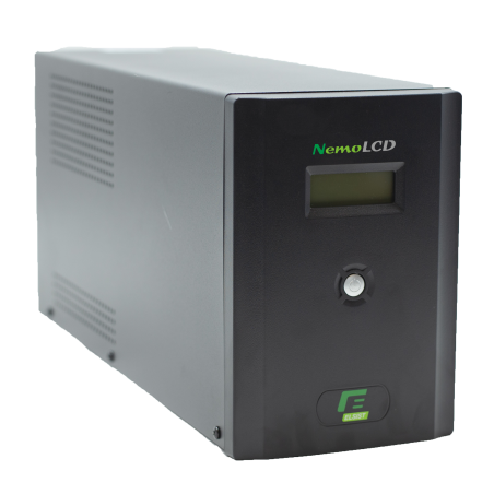 Gruppo di continuita' elsist nemolcd 65 650va lcd nero [nemolcd