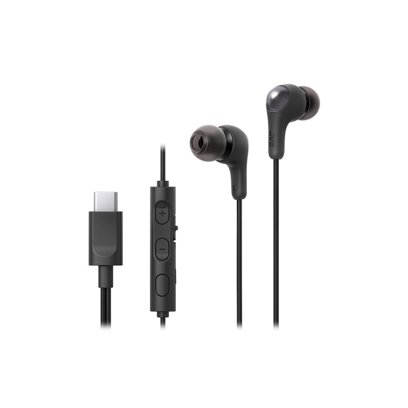 Auricolari jvc ha-fr9uc-b-u usb tipo c nero [ha-fr9uc-b-u]