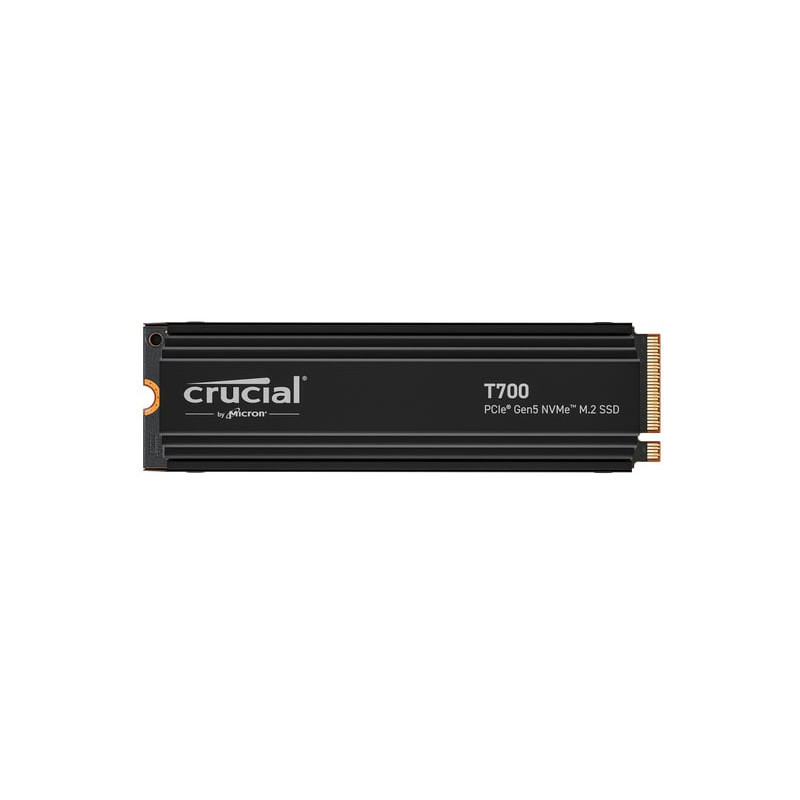 Ssd 4tb crucial t700 pci express 5.0 m.2 con dissipatore nero [ct4000t700ssd5]