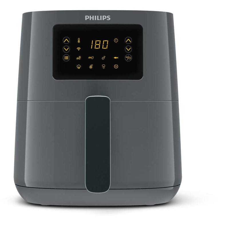 Friggitrice philips airfryer 4.1l/1400w grigio/nero [hd9255/60]