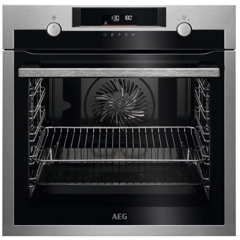 Forno elettrico aeg bpe535260m da incasso 71l 3000w nero/acciaio