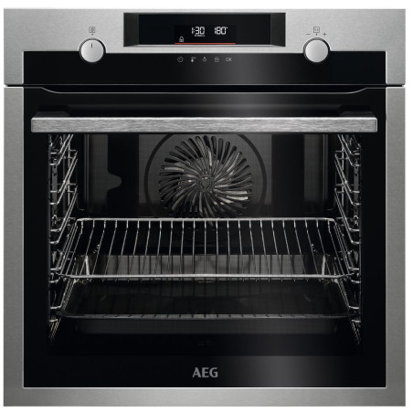 Forno elettrico aeg bpe535260m da incasso 71l 3000w nero/acciaio