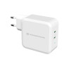 Alimentatore da rete conceptronic 100w gan 2xusb-c bianco [althea08w]