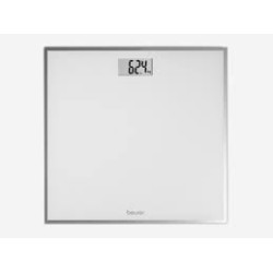 Bilancia pesapersone beurer gs120 in vetro compatto 150kg bianco