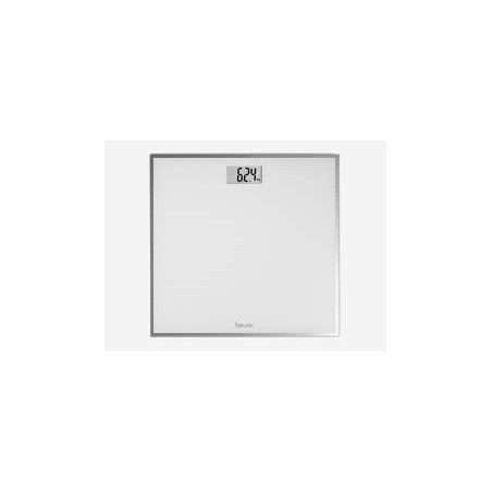 Bilancia pesapersone beurer gs120 in vetro compatto 150kg bianco
