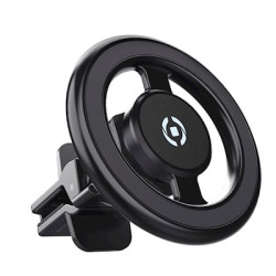 Supporto auto celly magnetico in alluminio per iphone nero [ghostmagprobk]