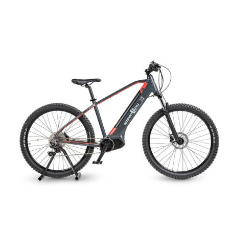 Bicicletta elettrica smartway x1 27.5" grigio/rosso