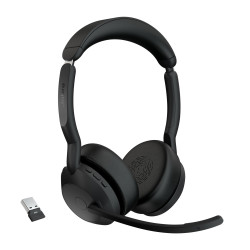 Cuffie jabra evolve2 55 stereo usb-c uc per ufficio bluetooth