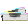Ram dimm ddr5 32gb corsair vengeance rgb 6400mhz cl36 1.4v bianco