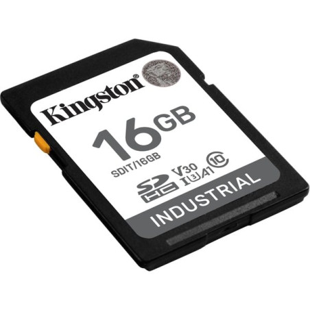 16gb scheda di memoria sdhc kingston industrial 30v uhs-i u3