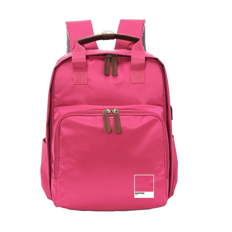 Zaino pantone con tasca per notebook 15.6'' rosa [pt-bpk0021r]
