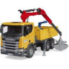 Bruder camion da costruzione scania super 560 con accessori 1/16