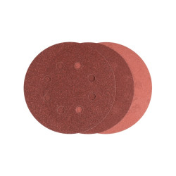 Set carta abrasiva bosch per frese con chiusura a strappo grana 80