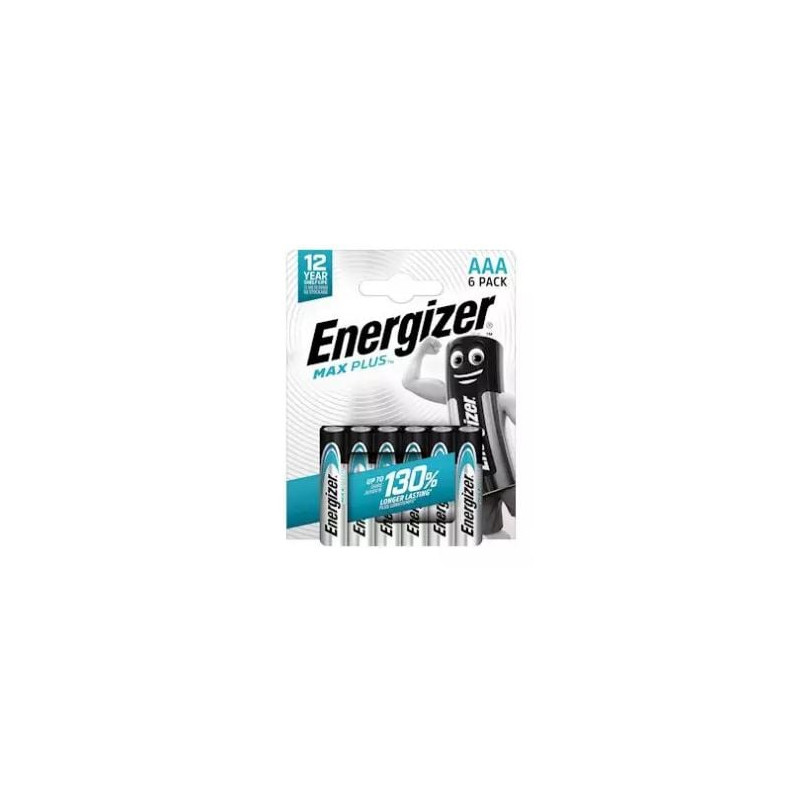 Batteria energizer max plus alcaline aaa 1.5v 6pz [e303321200]