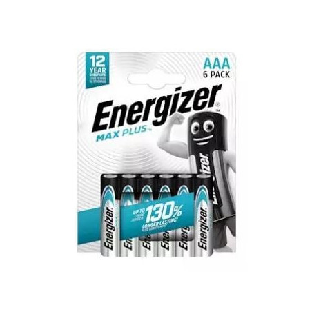 Batteria energizer max plus alcaline aaa 1.5v 6pz [e303321200]