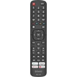 Telecomando universale savio rc-14 sostitutivo per hisense smart