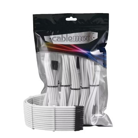Kit cavo prolunga cablemod pro modmesh 12vhpwr bianco [cm-pcab-16p3kit-nkw-3pw-r]