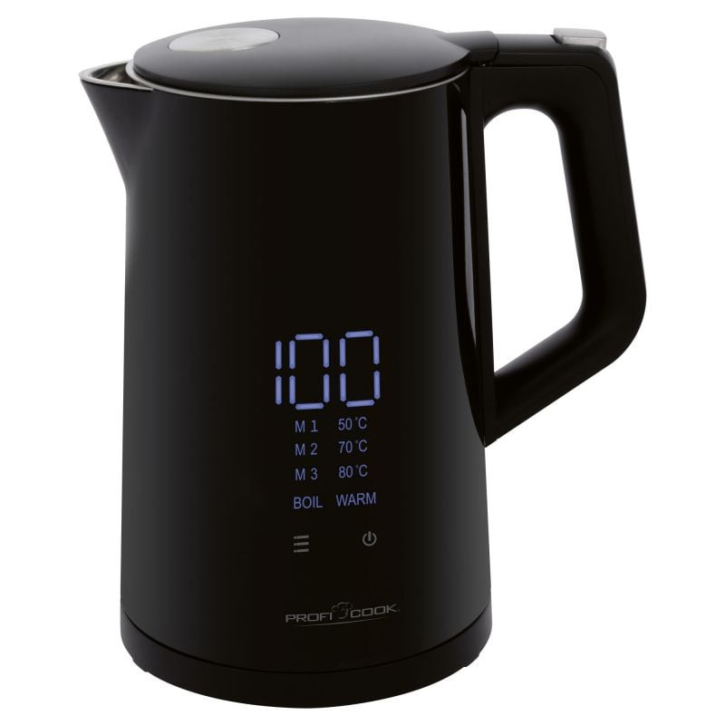 Bollitori elettrico proficook pc-wks 1.7l nero [pc-wks 1243]