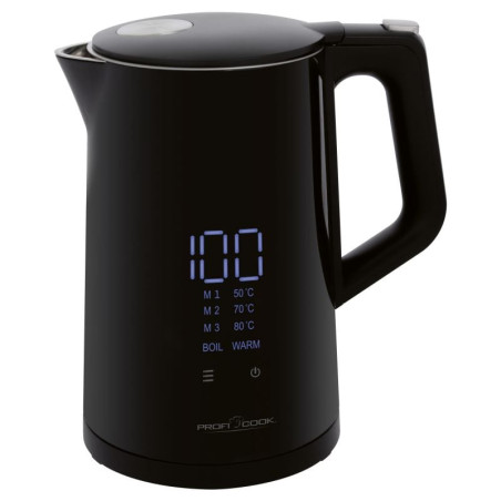 Bollitori elettrico proficook pc-wks 1.7l nero [pc-wks 1243]
