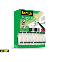 Nastro adesivo scotch magic 19x33mm 24pz [7100138956]