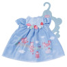 Vestito per bambola zapf creation baby annabell dress 43cm blu [709610]