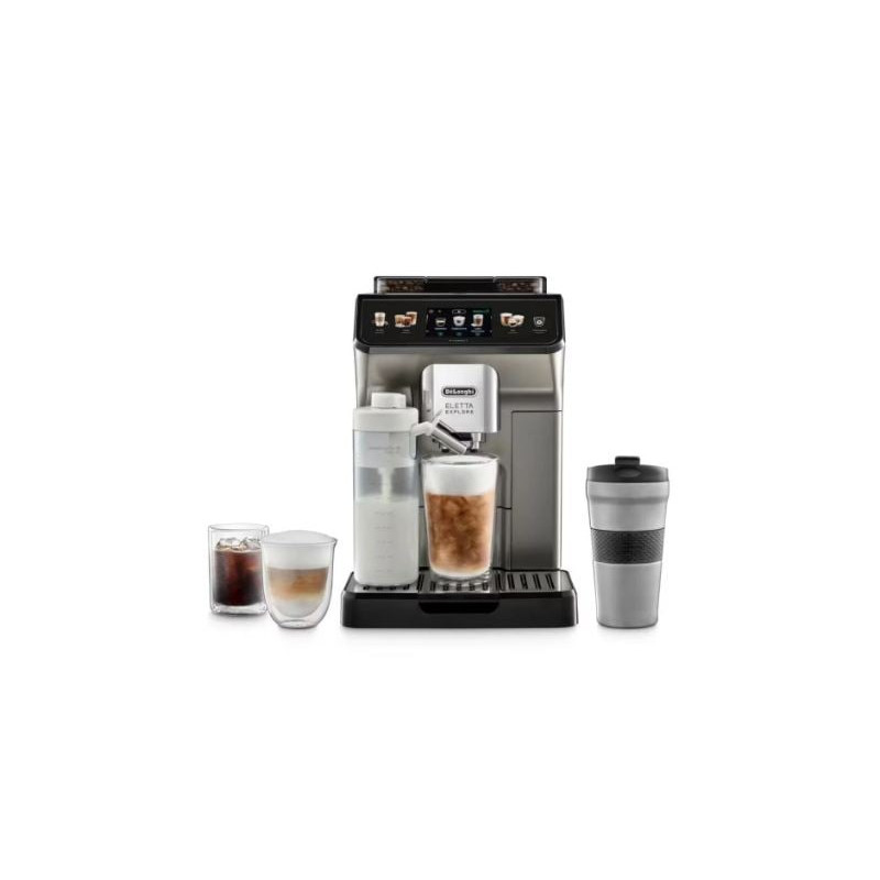 Macchina da caffe' delonghi ecam 450.86.t eletta explore titanio