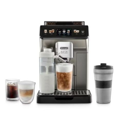 Macchina da caffe' delonghi ecam 450.86.t eletta explore titanio