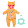 Set di vestiti per bambola zapf creation baby born little bear onesie