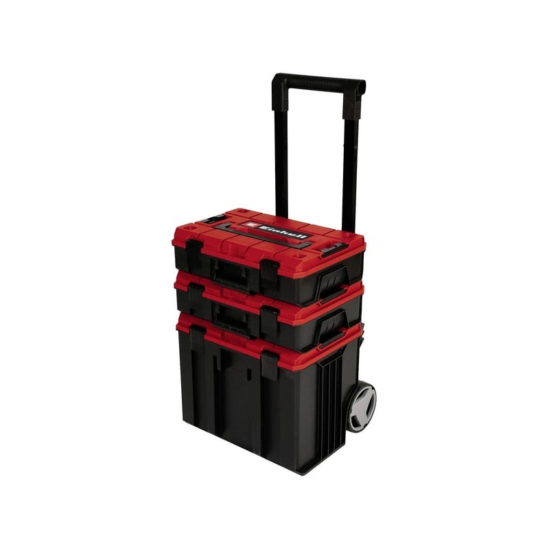 Cassetta degli attrezzi einhell e-case tower rosso/nero [4540015]